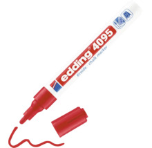 edding krijtmarker 4095 voor het schrijven op glas en borden met afneembare dop.