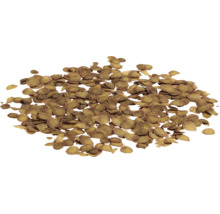 Hoop kleine visvoerflakes voor aquariumvissen