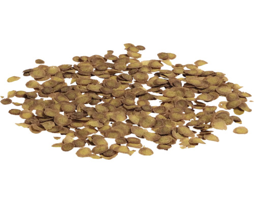 Hoop kleine visvoerflakes voor aquariumvissen