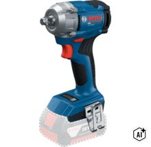Bosch Professional accu slagschroevendraaier GDS 18V-350 met 18 volt en metalen riemclip. (Image AI modified or generated)