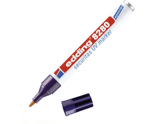 Edding 8280 Securitas UV marker met verwijderde dop