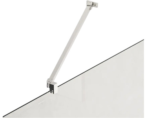 Stabilisatiestang voor douchewand van metaal voor wandmontage