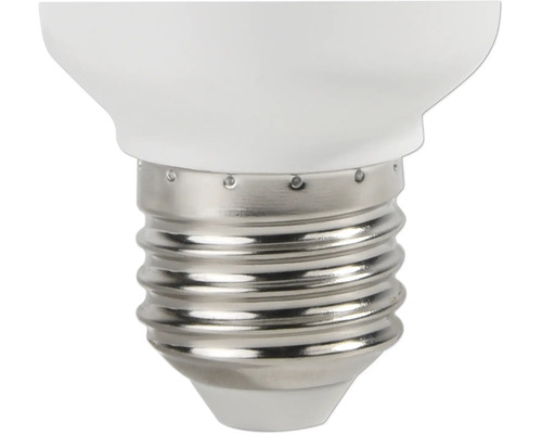Close-up van de E27 schroeffitting van een ledlamp met schroefdraad