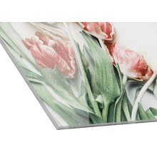 Tulpenmotief op een acrylglasplaat