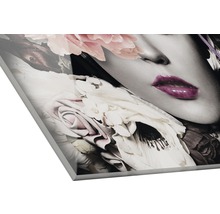 Acrylglas foto vrouw met bloemen