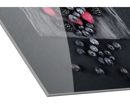 Decoratieve plaat met bessenmotief