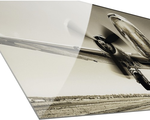 Acrylglasfoto met een vliegtuig