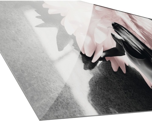 Acrylglasfoto met bloemmotief