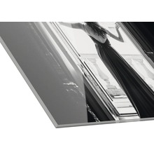 Decoratieve plaat met vrouw in jurk