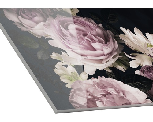 Decoratieve plaat met bloemmotief
