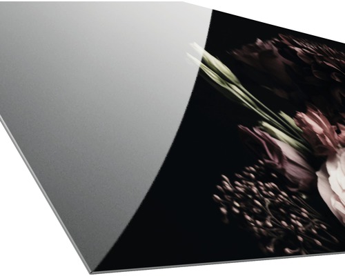 Decoratieve plaat met bloemmotief