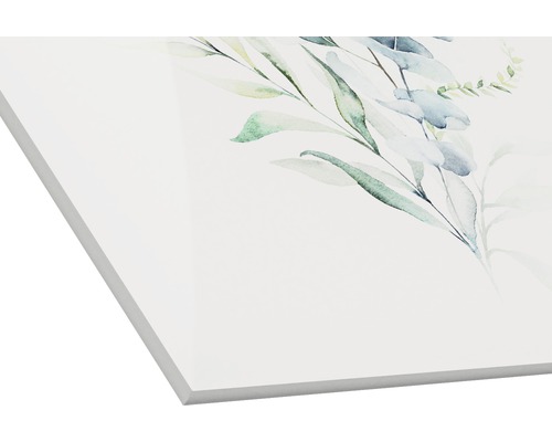 Decoratieve plaat met plantmotief