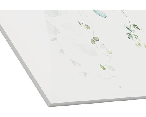 Decoratieve plaat met plantmotief