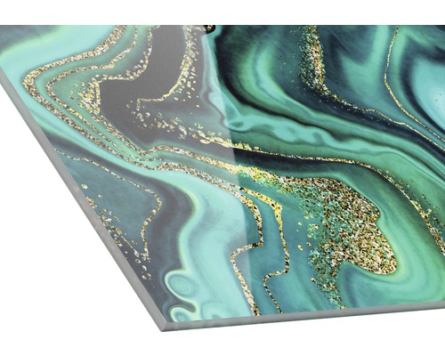 Decoratieve plaat met marmerpatroon