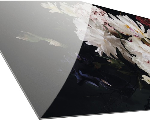 Acrylglas schilderij met bloemmotief