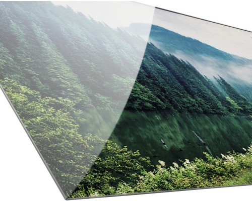 Acrylglasfoto met bergmeer motief