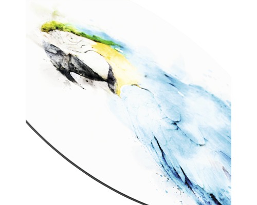 Illustratie van een papegaai in aquarel stijl