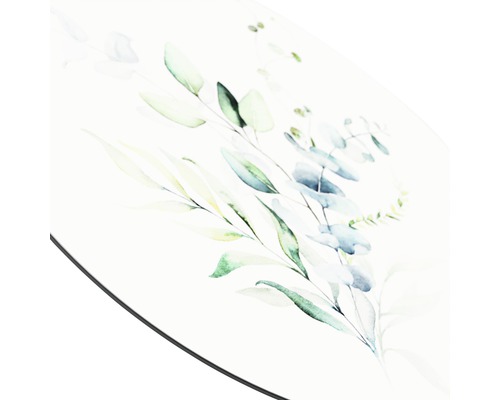 Decoratief tafelbladpatroon met bladmotief