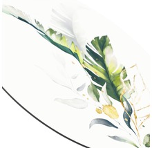 Decoratieve afbeelding van groene tropische bladeren