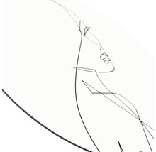 Abstract lijnbeeld van een vrouw