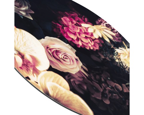 Decoratieve plaat met bloemmotief