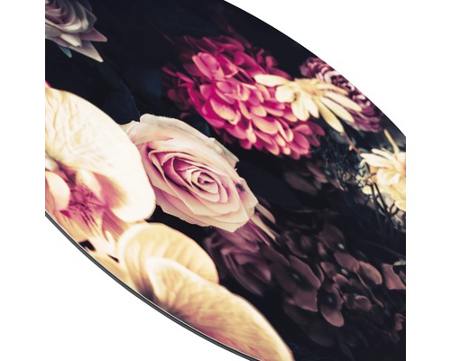 Decoratieve plaat met bloemmotief