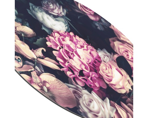 Decoratieve plaat met bloemmotief