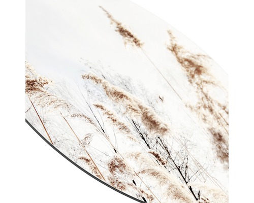 Decoratieve plaat met rietmotief