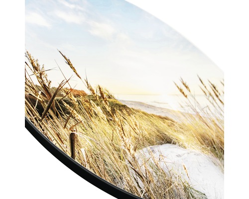 Decoratieve muurafbeelding met strandmotief