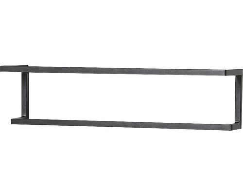 Dubbele metalen handdoekhouder voor wandmontage