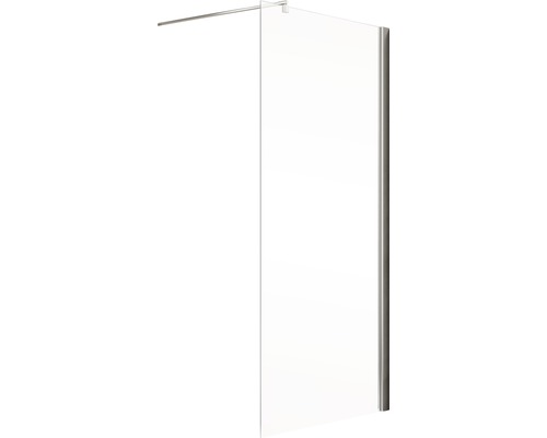 Glazen douchewand met steunbalk