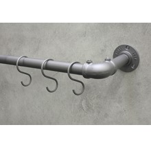 GARDINIA Industrial Home S-haken zilver 10 stuks