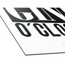 Decoratief bord met de tekst Gin O'Clock