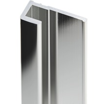 Detailopname van een aluminium hoekprofiel