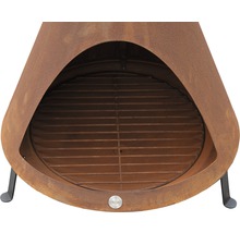 WESTMANN Terrashaard met grillfunctie staal roest