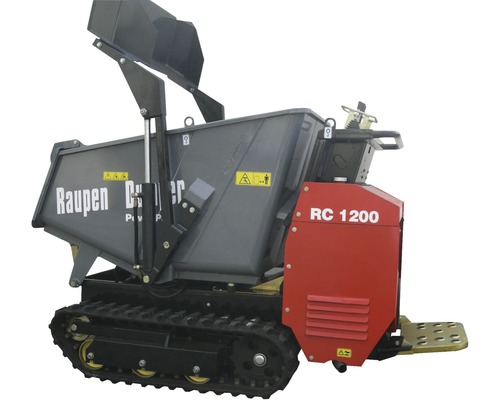 Rupsdumper RC 1200 voor materiaaltransport