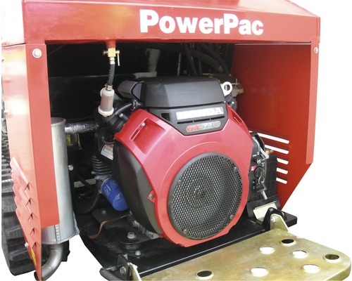 Powerpac motor van een bouw machine