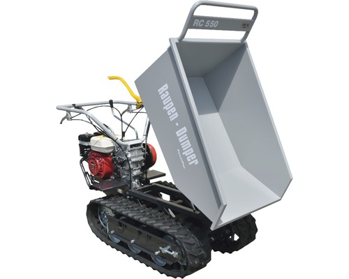 Rupsdumper met laadbak