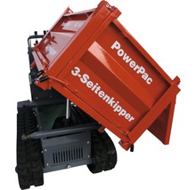 PowerPac rupsdumper met driezijdige kipper