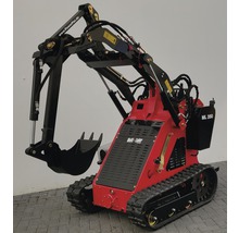 Minibagger met rupsbanden
