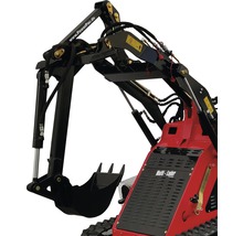 Graafmachine-aanbouwdeel voor minitractor met schep