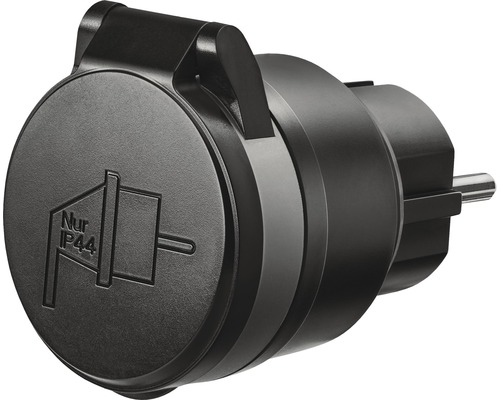 Stekker met beschermingsgraad IP44