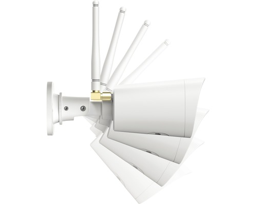 Beveiligingscamera met flexibele antenne voor buiten