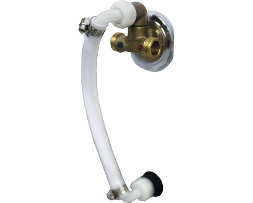 Hoekstopkraan met slangaansluiting voor wasmachine of vaatwasser