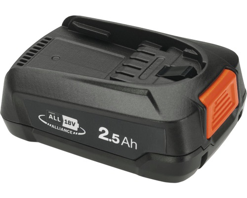 18 volt 2,5 ampère-uur accu