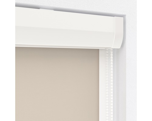 Detailaanzicht van een rolgordijn in het venster