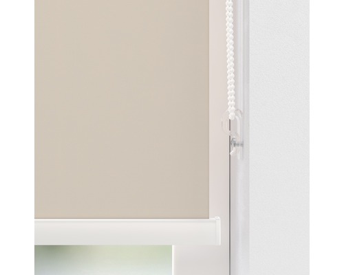 Detailweergave van een rolgordijn met bedieningsketting