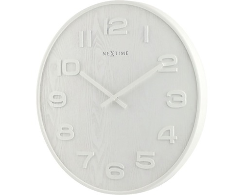 Nextime wandklok met verhoogde cijfers