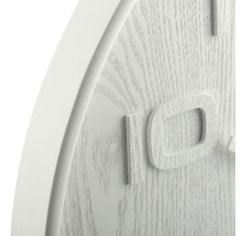 Detailopname van een houten wandklok