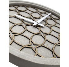 NEXTIME Wandklok hout grijs ø 39 cm